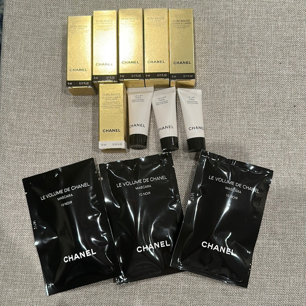 Various Chanel Travel Size Skin Care & Make-up Products